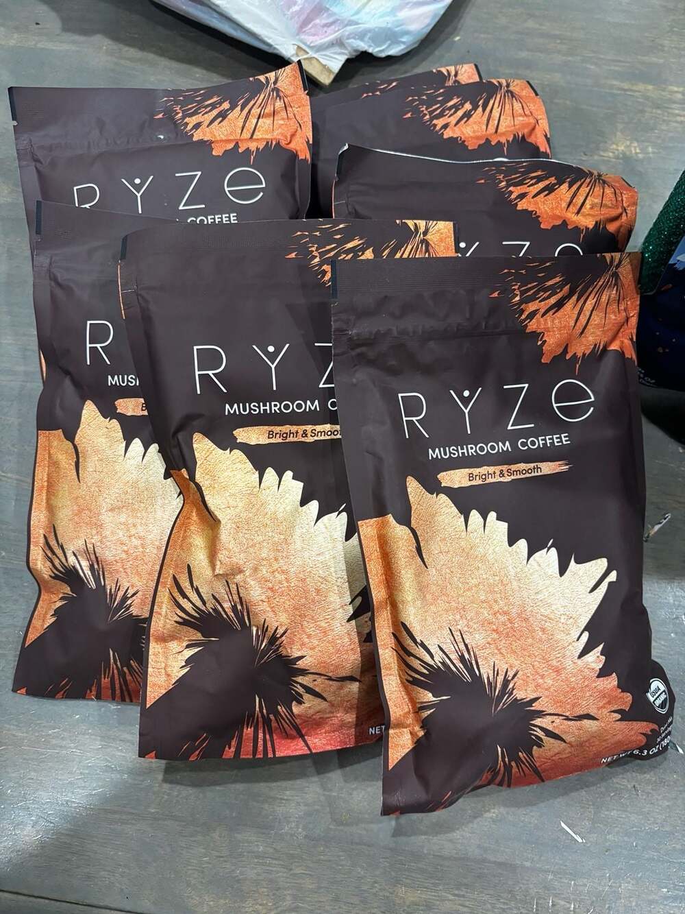 RYZE Mushroom Coffee Bright & Smooth USDA Organic Instant Coffee